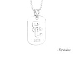 USC Graduation Dog Tag Pendant