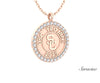 USC Diamond Graduation Pendant