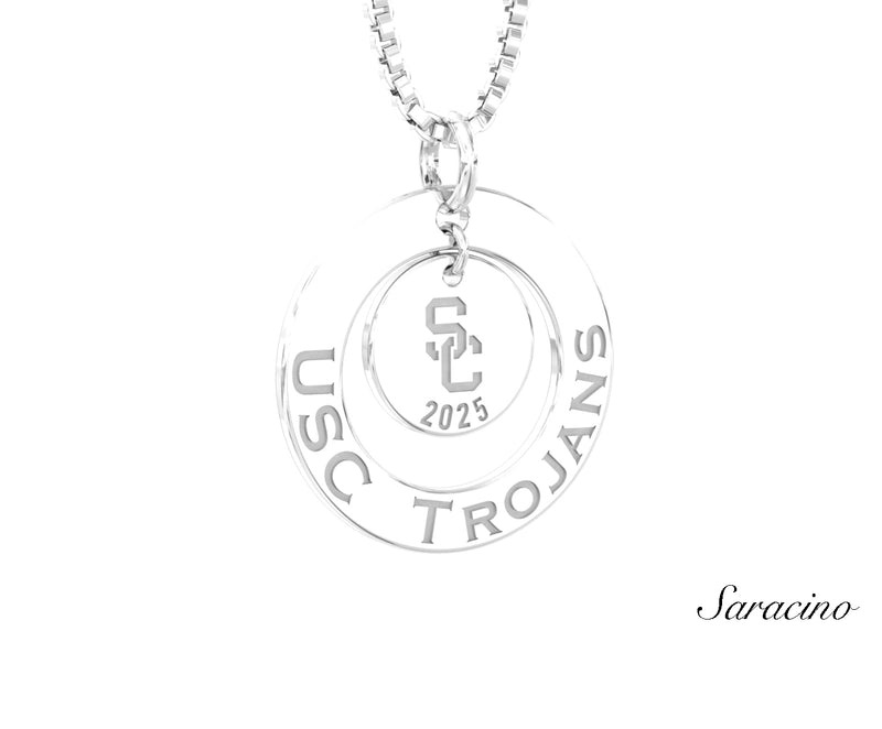 USC Cut Out Graduation Necklace