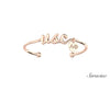 USC Alpha Phi Gold Bangle Rose Gold