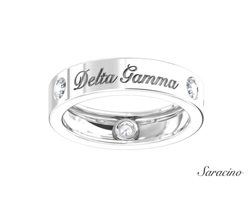 USC Delta Gamma Diamond Ring