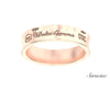 USC Delta Gamma Concave Ring Rose Gold