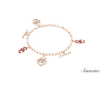 USC Graduation Charm Bracelet Rose Gold